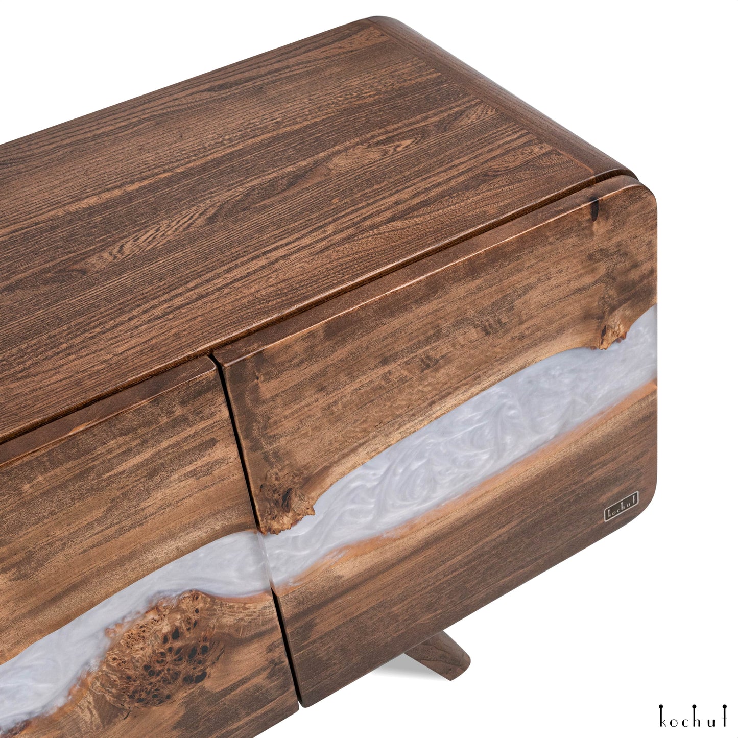 Sacramento — Holz- und Epoxidharz-Schrank