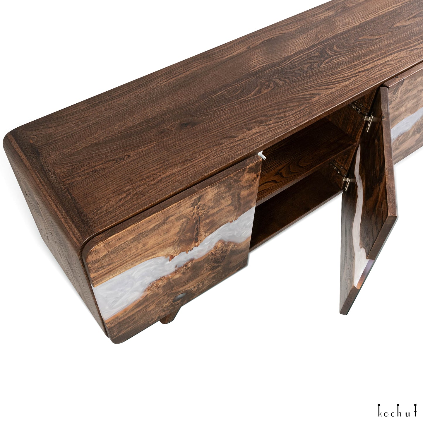Sacramento — Holz- und Epoxidharz-Schrank