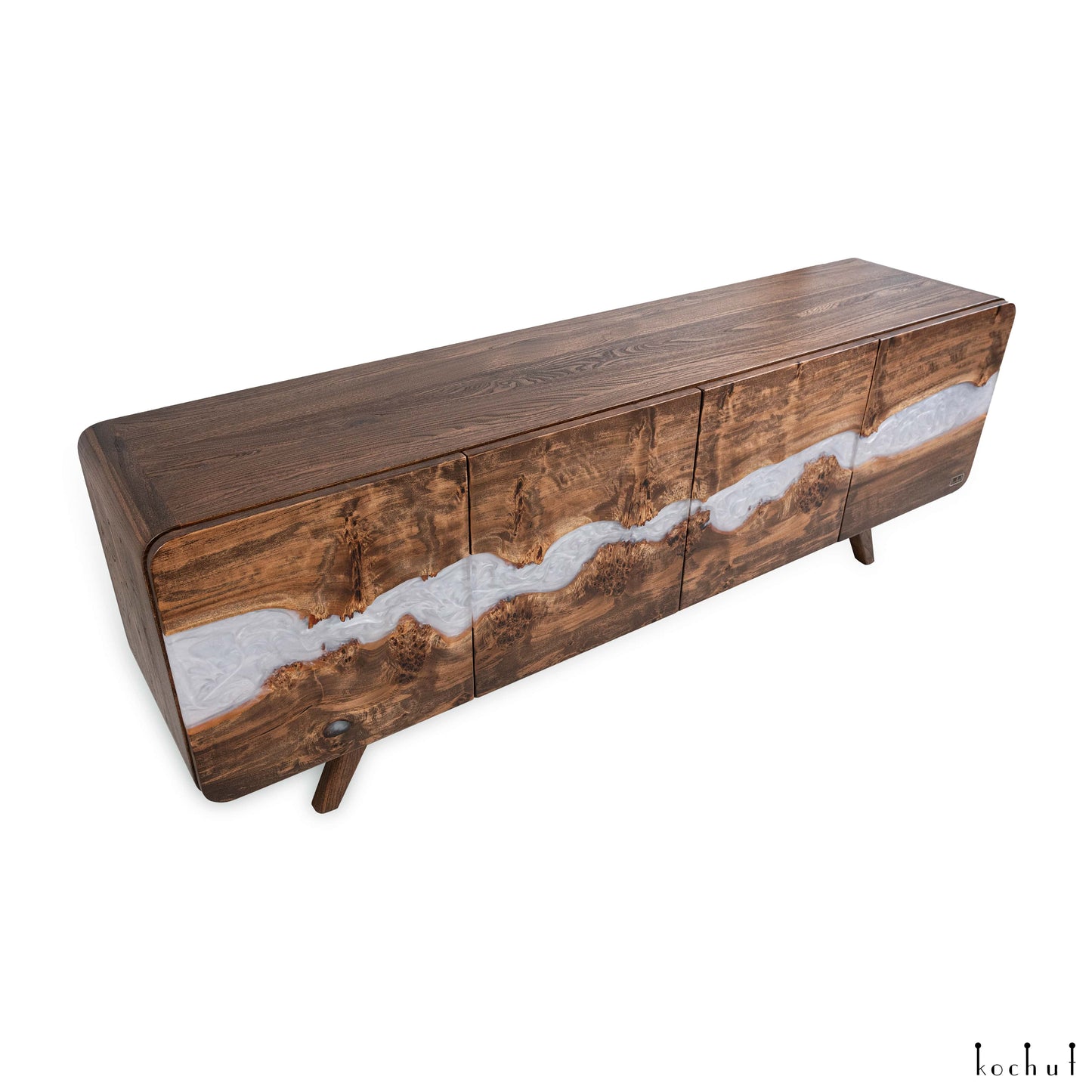 Sacramento — Holz- und Epoxidharz-Schrank