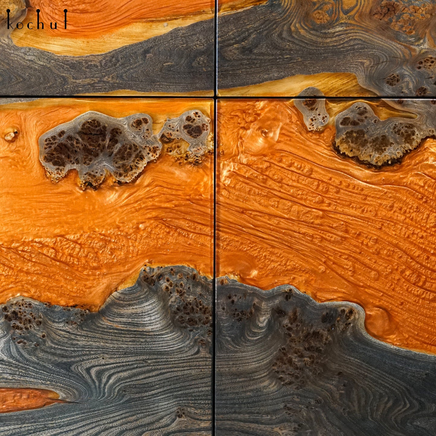 Tourmalin — Holz- und Epoxidharz-Schränke